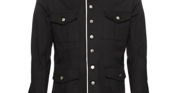 Gothic Military Officer Trench Coat
