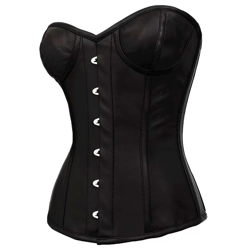 Women Gothic OverBust Corset Steel Boned Authentic