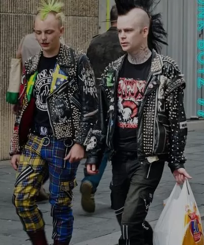 Punk Goth Collar Choker For Women Men Pu Leather Spike Studded Chai