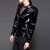 Handmade Gothic PVC Vinyl Jacket Biker PVC Jacket Punk Rock Jacket | Gothic Clothing