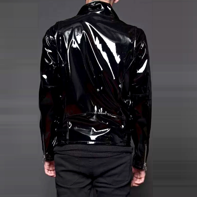 Handmade Gothic PVC Vinyl Jacket Biker PVC Jacket Punk Rock Jacket | Gothic Clothing