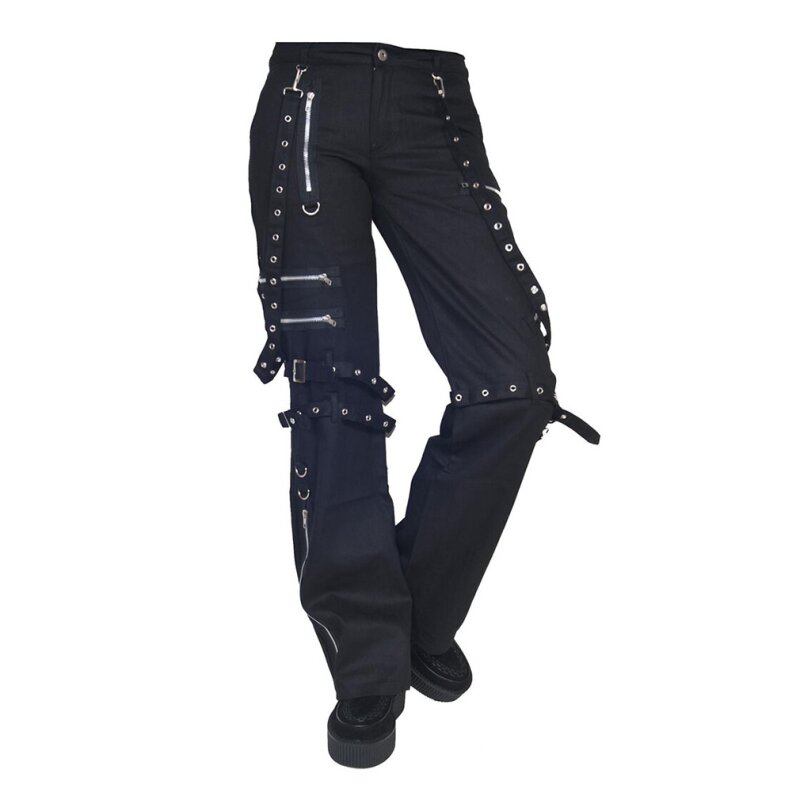 Men Gothic Pant Gothic Attitude Pant Bondage Zip Hose Andy Pants