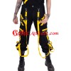 Men High Waist Pants Cargo Trip Pants, Baggy Trouser Vortex Pants CYBER GOTH