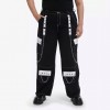 Men Gothic Pant Emo Punk Plus Size Pants Black & White Chain Carpenter Pants