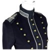 Women Army Military Officer Jacket Denim & Supply Ralph Lauren Embroidered Officer Band Coat | Gothic Clothing