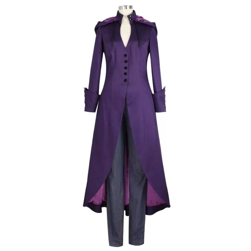 Women Gothic Long Coat Goth Punk Emo Vintage Tailcoat Steampunk Coat ...