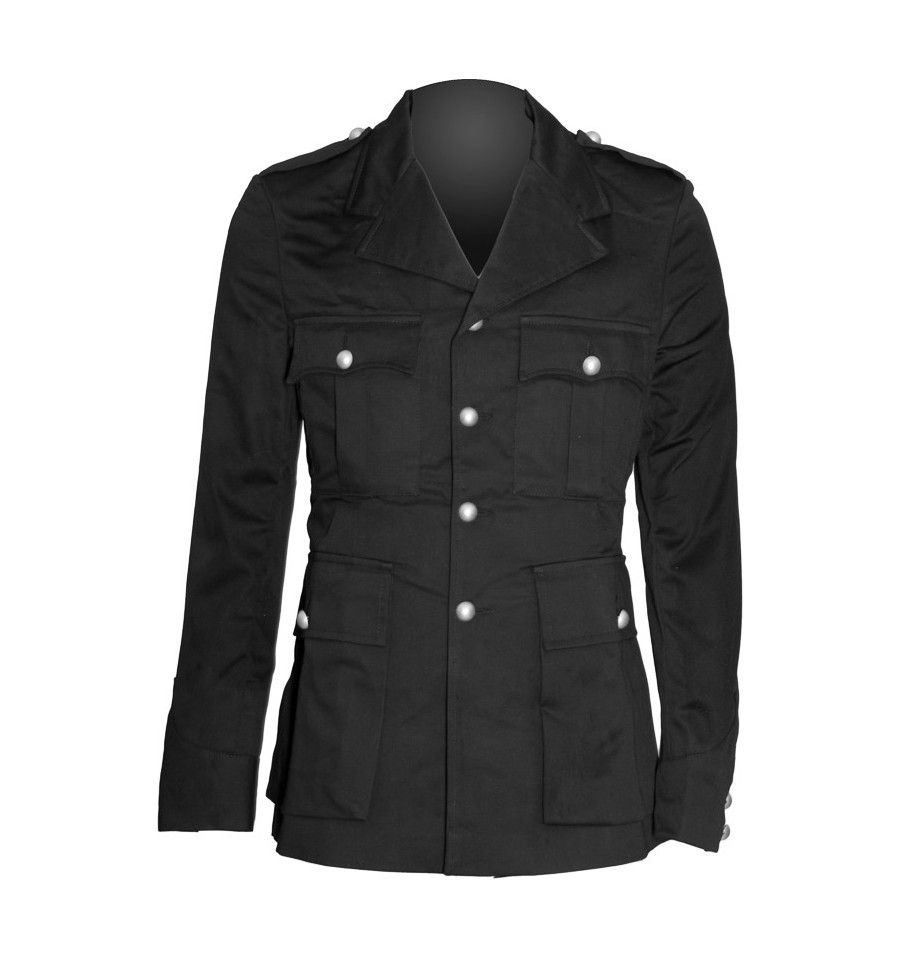 Gothic Military Officer Trench Coat